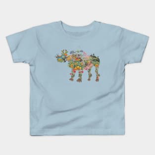 Floral Skeleton Kids T-Shirt